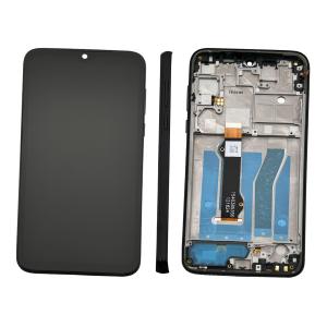 DISPLAY LCD PER MOTOROLA XT2019 MOTO G8 PLUS NERO CON FRAME
