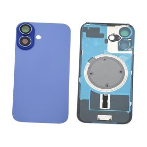 BACK COVER PER IPHONE 16 BLU COMPATIBILE