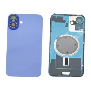 BACK COVER PER IPHONE 16 PLUS BLU COMPATIBILE