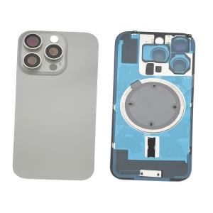 BACK COVER PER IPHONE 16 PRO TITANIO / SILVER COMPATIBILE