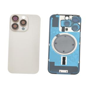 BACK COVER PER IPHONE 16 PRO GOLD COMPATIBILE