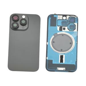 BACK COVER PER IPHONE 16 PRO NERO COMPATIBILE