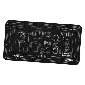 PIANO DA LAVORO LUOWEI LW-M4 TAPPETINO IN SILICONE NERO