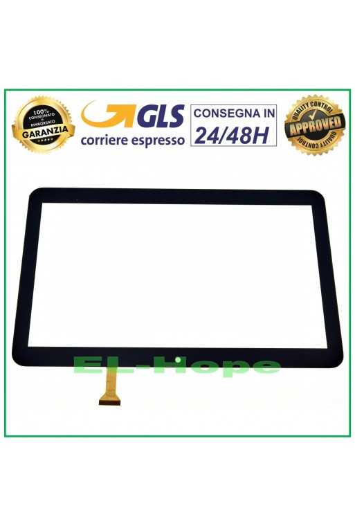 TOUCH SCREEN VETRO MAJESTIC TAB 911 TABLET 10.1 DIGITIZER ORIGINALE NERO
