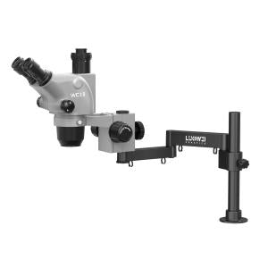 MICROSCOPIO LUOWEI WCI3-6565LZ-TV TRINOCULARE 6.5-65X CON INTERFACCIA 0.5CTV E BRACCIO OSCILLANTE