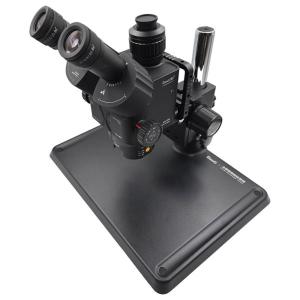 MICROSCOPIO QIANLI GORILLA 6558 TRINOCULARE 6.5-58X CON INTERFACCIA 0.5CTV E LENTE BARLOW 0.7X - NERO (2026 EDITION)