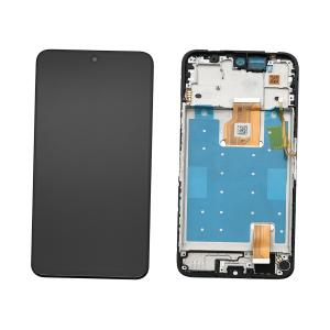 DISPLAY LCD PER HONOR 400 SMART 4G / X7D 4G LGN-LX1 NERO CON FRAME 0235AQWY - SERVICE PACK