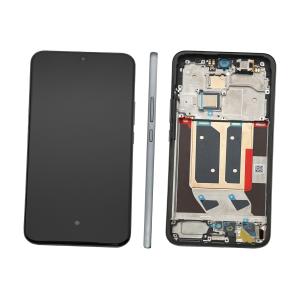 DISPLAY LCD PER REALME 14 PRO+ PLUS 5G RMX5051 GRIGIO / SUEDE GREY CON FRAME 621039000080 - SERVICE PACK