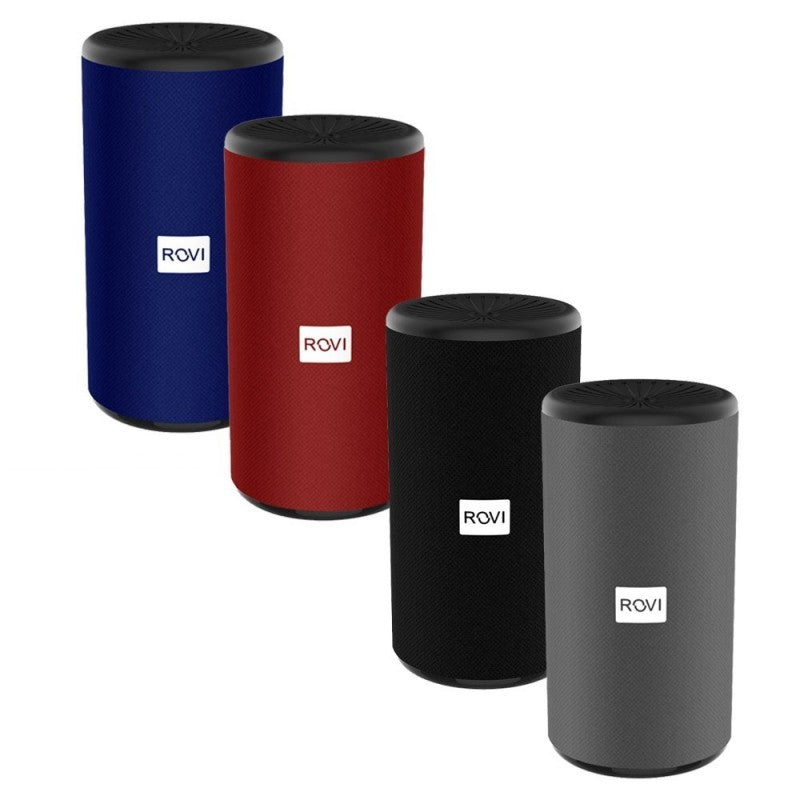 ROVI Speaker Wireless 5W RS02 Cassa Bluetooth Con Batteria 1200mAh | Silver - Blu - Nero - Rosso