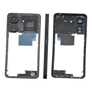 COVER CENTRALE PER XIAOMI REDMI 13C NERO / MIDNIGHT BLACK (VERS. CON NFC) 560001C3UP00 - SERVICE PACK