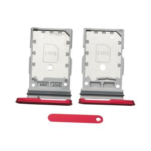 CARRELLO SIM S931B S25 5G / S936B S25+ 5G ROSSO / CORAL RED (SIM 1 + SIM 2) GH98-49874G