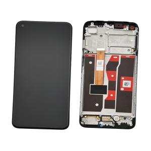 DISPLAY LCD PER OPPO A55 4G CPH2325 NERO CON FRAME 4908581 - SERVICE PACK