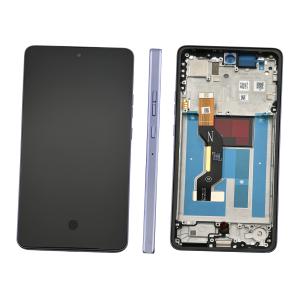DISPLAY LCD PER MOTOROLA XT2527-2 MOTO G86 5G VIOLA / PANTONE COSMIC SKY CON FRAME 5D68C30475