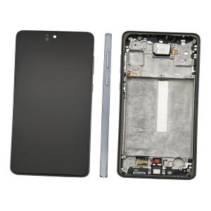DISPLAY LCD PER SAMSUNG A736B A73 NERO CON FRAME GH82-28686A - SERVICE PACK
