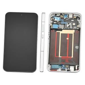 DISPLAY LCD PER OPPO RENO14 5G CPH2737 BIANCO / OPAL WHITE CON FRAME 621029000603 - SERVICE PACK