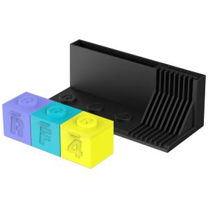ORGANIZER DA BANCO RF4 RF-ST16 PER ARCHIVIAZIONE PASTA SALDANTE BGA STENCIL NERO