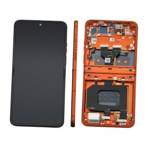 DISPLAY LCD PER MOTOROLA XT2453 MOTO RAZR 50 ARANCIONE / SPRITZ ORANGE CON FRAME 5D68C24808 5D68C24972