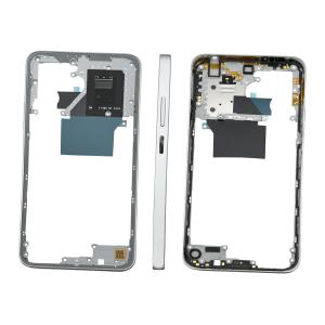 COVER CENTRALE PER XIAOMI REDMI 12 5G SILVER / POLAR SILVER 1610110000549B