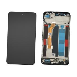 DISPLAY LCD PER REALME C71 4G RMX5303 / P3 LITE 4G RMX5300 NERO CON FRAME 621029000577 - SERVICE PACK