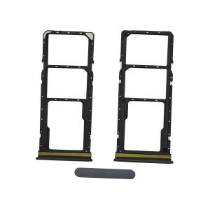 CARRELLO SIM PER REALME NOTE 70T 4G RMX5313 NERO / OBSIDIAN BLACK (DUAL SIM + MICRO SD) 612121000496