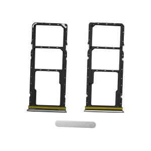 CARRELLO SIM PER REALME C71 4G RMX5303 BIANCO / WHITE SWAN (DUAL SIM + MICRO SD) 612121000472
