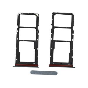 CARRELLO SIM PER REALME C65 4G RMX3910 NERO / STARLIGHT BLACK (DUAL SIM + MICRO SD) 612121000191