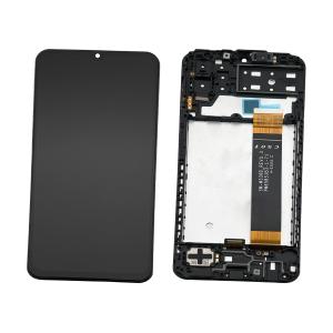 DISPLAY LCD PER SAMSUNG A137F A13 NERO CON FRAME GH82-29227A GH82-29228A (FLAT SM-M336B REV0.3 CSOT) SERVICE PACK