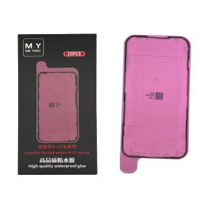 ADESIVO DISPLAY PER IPHONE 15 NERO (LOTTO 10PZ) (M.Y Mr.Yang)