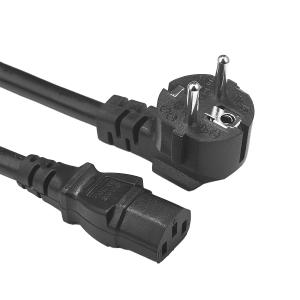 CAVO DI ALIMENTAZIONE C13 SPINA ITALIANA SCHUKO 220V 1.5M