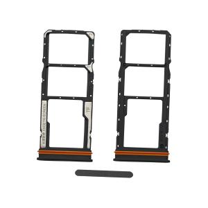 CARRELLO SIM PER XIAOMI REDMI 15C 5G / POCO C85 5G NERO / MIDNIGHT BLACK (DUAL SIM + MICRO SD) 1611701000978A