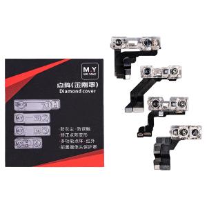 PROTEZIONE MAGNETICA FOTOCAMERA ANTERIORE / DOT MATRIX / INFRARED M.Y PER IPHONE X-17 PRO MAX
