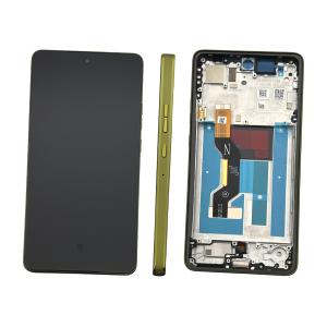 DISPLAY LCD PER MOTOROLA XT2527-7 MOTO G86 POWER 5G VERDE / GOLDEN CYPRESS CON FRAME 5D68C30653