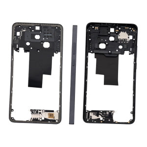 COVER CENTRALE PER OPPO RENO12F 4G CPH2687 / RENO12FS 4G CPH2687 GRIGIO / MATTE GRAY
