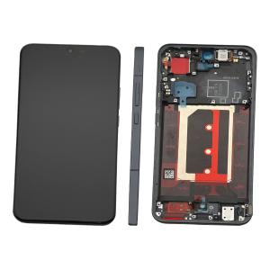 DISPLAY LCD PER OPPO RENO13 PRO 5G CPH2697 GRIGIO / GRAPHITE GREY CON FRAME 621029000381 - SERVICE PACK