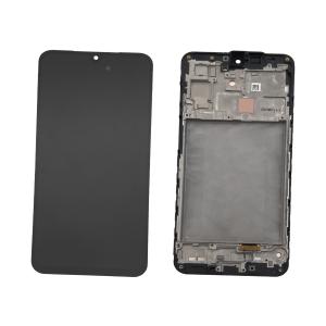 DISPLAY LCD PER SAMSUNG A175F A17 4G NERO CON FRAME (AMOLED) (O/S)
