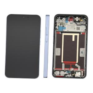 DISPLAY LCD PER OPPO RENO15F 5G CPH2801 BLU / AURORA BLUE CON FRAME 621029000798 - SERVICE PACK