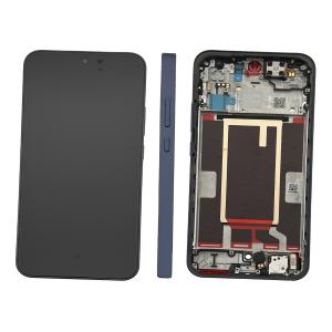 DISPLAY LCD PER OPPO RENO15F 5G CPH2801 NERO BLU / TWILIGHT BLACK CON FRAME 621029000800 - SERVICE PACK