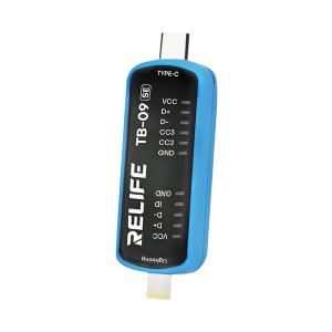 TESTER DOCK RICARICA RELIFE TB-09 SE CON RILEVAMENTO AUTOMATICO TYPE-C / LIGHTNING