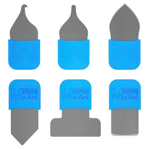 ATTREZZO DI APERTURA CON LAMA MAANT MY-118 (SET 6PZ) PER SMONTAGGIO LCD / BACK COVER / BATTERIA SMARTPHONES