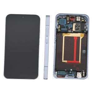DISPLAY LCD PER OPPO RENO15 PRO 5G CPH2813 BLU / AURORA BLUE CON FRAME 621029000776 - SERVICE PACK