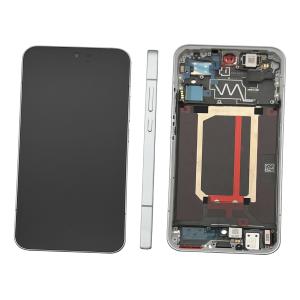 DISPLAY LCD PER OPPO RENO15 5G CPH2825 BIANCO / AURORA WHITE CON FRAME 621029000786 - SERVICE PACK