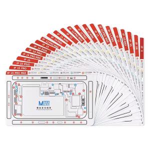PAD MAGNETICO CON SCHEMATIC VITI PER IPHONE X - 15PM MAANT (12PZ)