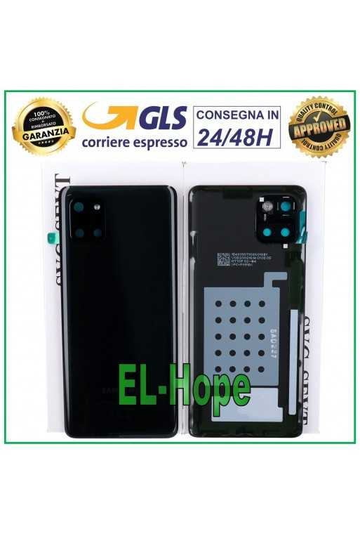 SCOCCA POSTERIORE BATTERIA ORIGINALE SAMSUNG GALAXY NOTE 10 LITE SM-N770 NERO