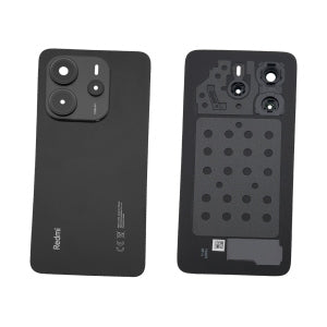 BACK COVER PER XIAOMI REDMI NOTE 14 4G 24117RN76E NERO / MIDNIGHT BLACK (PULLED A+)