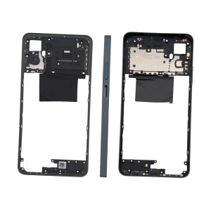 COVER CENTRALE PER REALME C65 4G RMX3910 NERO / STARLIGHT BLACK (PULLED A+)