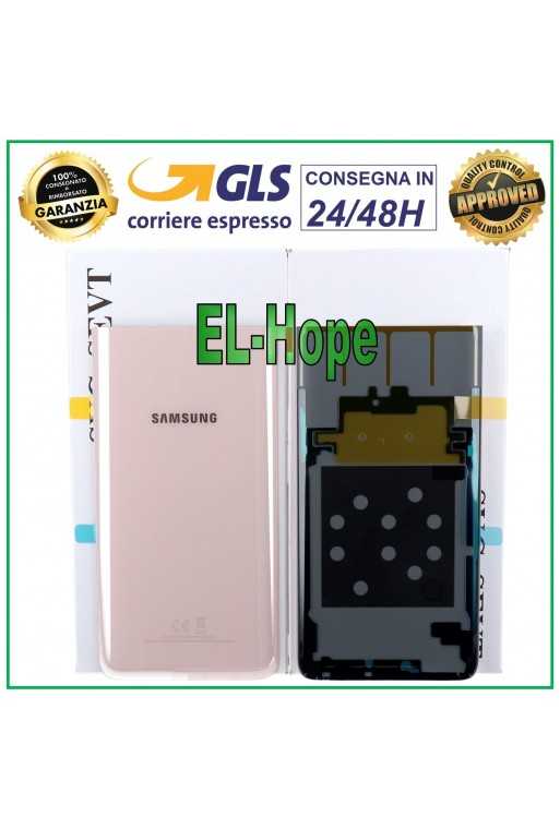 COPRI BATTERIA ORIGINALE SAMSUNG GALAXY A80 SM-A805 FN COPERCHIO POSTERIORE ORO