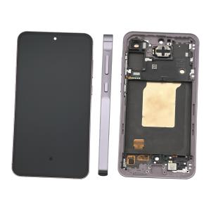 DISPLAY LCD PER SAMSUNG A556B A55 5G VIOLA / AWESOMELILAC CON FRAME GH82-34305C (ASSEMBLED) - SERVICE PACK