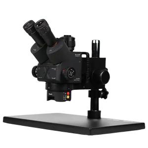 MICROSCOPIO QIANLI GORILLA 6558 TRINOCULARE 6.5-58X CON LENTE BARLOW 0.7X E TERMOCAMERA X256 - NERO (2025 EDITION)