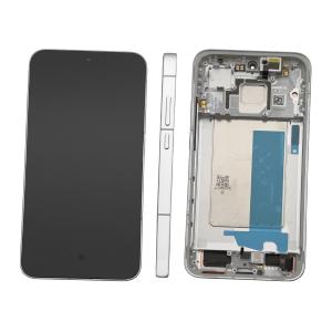 DISPLAY LCD PER XIAOMI POCO F7 5G 25053PC47G SILVER CON FRAME 5600260O10U00 - SERVICE PACK