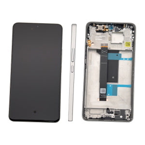 DISPLAY LCD PER XIAOMI REDMI NOTE 15 PRO 4G 25100RA69G SILVER / TITANIUM CON FRAME 560002000P600 - SERVICE PACK